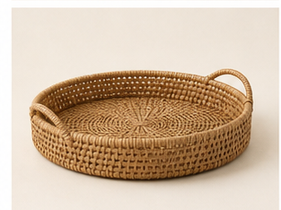 Rattan Coffee Table Tray