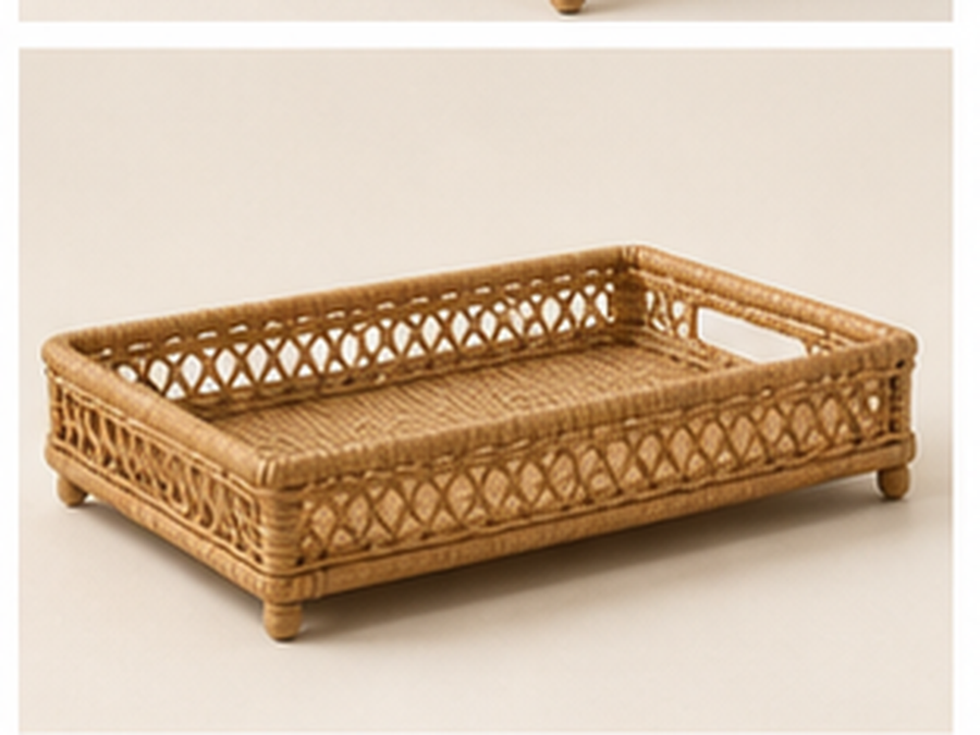 Wicker Retail Display Tray